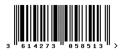 EAN barcode 3614273058513