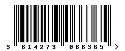 EAN barcode 3614273066365