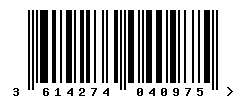 upc 3614274040975 barcode image