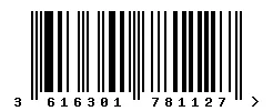 3616301781127 barcode