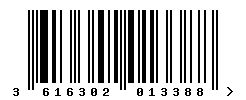 upc 3616302013388 barcode image