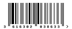 3616302038633 barcode