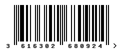 3616302680924 barcode