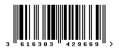 3616303429669 barcode