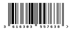 3616303557638 barcode
