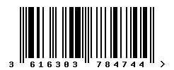 upc 3616303784744 barcode image