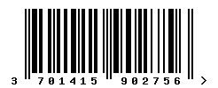 3701415902756 barcode
