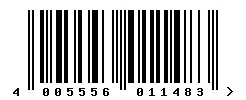 EAN barcode 4005556011483