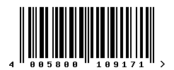 upc 4005800109171 barcode image