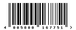 EAN 4005800167751 barcode image