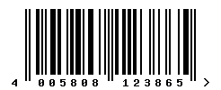 upc 4005808123865 barcode image