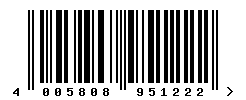 upc 4005808951222 barcode image