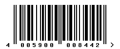 upc 4005900008442 barcode image