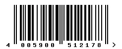 4005900512178 barcode