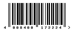EAN 4008400172224 barcode image