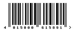 4015000615891 barcode