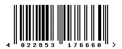 EAN barcode 4022853176660