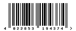 EAN 4022853194374 barcode image