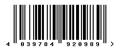 4039784920989 barcode