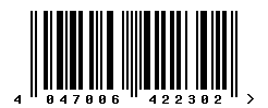 upc 4047006422302 barcode image
