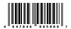 EAN barcode 4047046005008