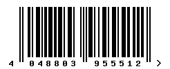 upc 4048803955512 barcode image