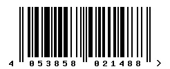 EAN barcode 4053858021488
