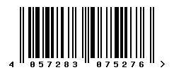 EAN barcode 4057283075276