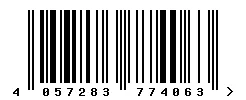 EAN barcode 4057283774063