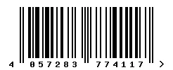 EAN barcode 4057283774117