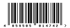 upc 4059505014742 barcode image