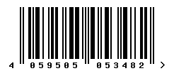 EAN barcode 4059505053482