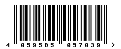upc 4059505057039 barcode image