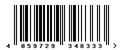 EAN barcode 4059729348333
