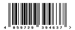 EAN barcode 4059729394637