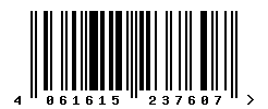 EAN barcode number 4061615237607
