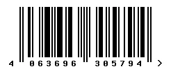 EAN barcode 4063696305794