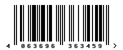 EAN barcode 4063696363459