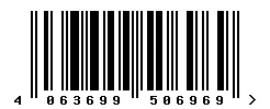 EAN barcode 4063699506969