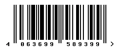 EAN 4063699589399 barcode image