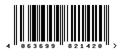 EAN barcode 4063699821420