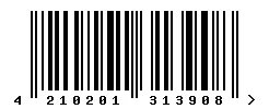 4210201313908 barcode
