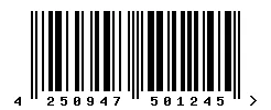 EAN barcode 4250947501245