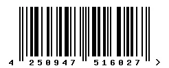 EAN 4250947516027 barcode image