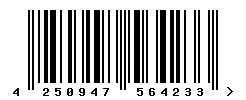 EAN barcode 4250947564233