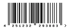 EAN barcode 4251232293883