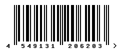 upc 4549131206203 barcode image