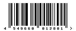 upc 4549660012801 barcode image