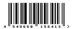 upc 4549660156413 barcode image