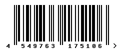 4549763175106 barcode